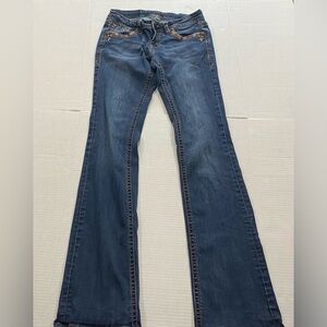 Grace In LA Bootcut Women's Embroidered Jeans Size 26